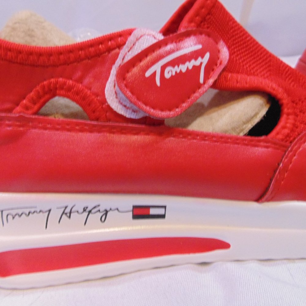 unbranded fashion sneakers red slip on Size 39 (US size 7) - Picture 6 of 6